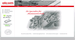 Desktop Screenshot of alcominternational.ch